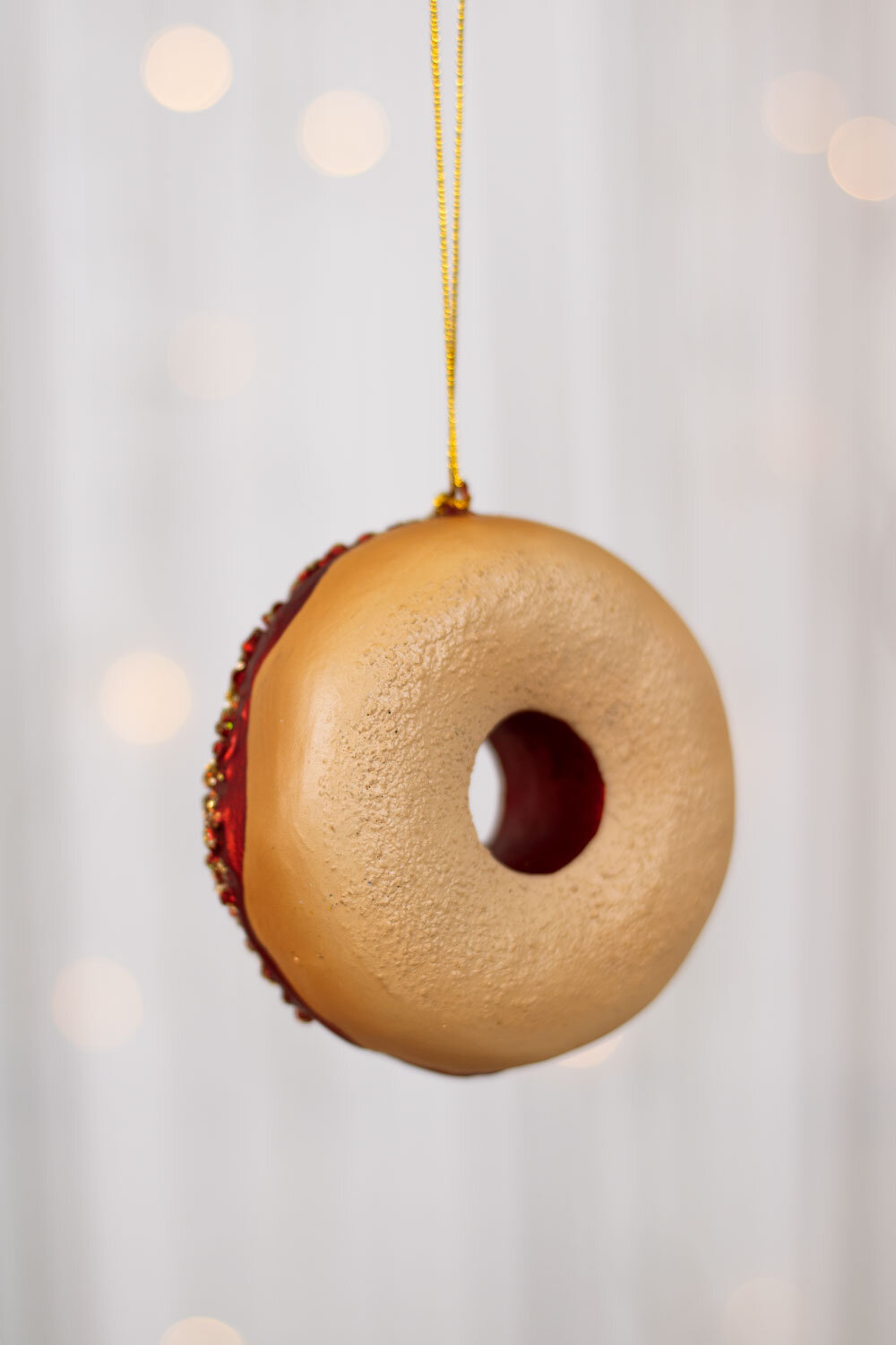 Donut - Guld/Röd