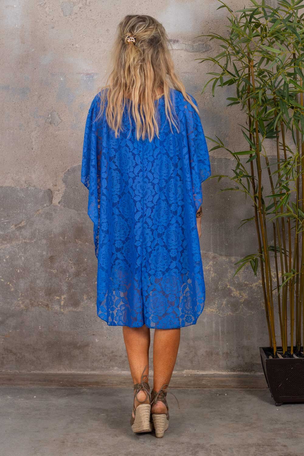 Jamie - Spetsklänning - Koboltblå
