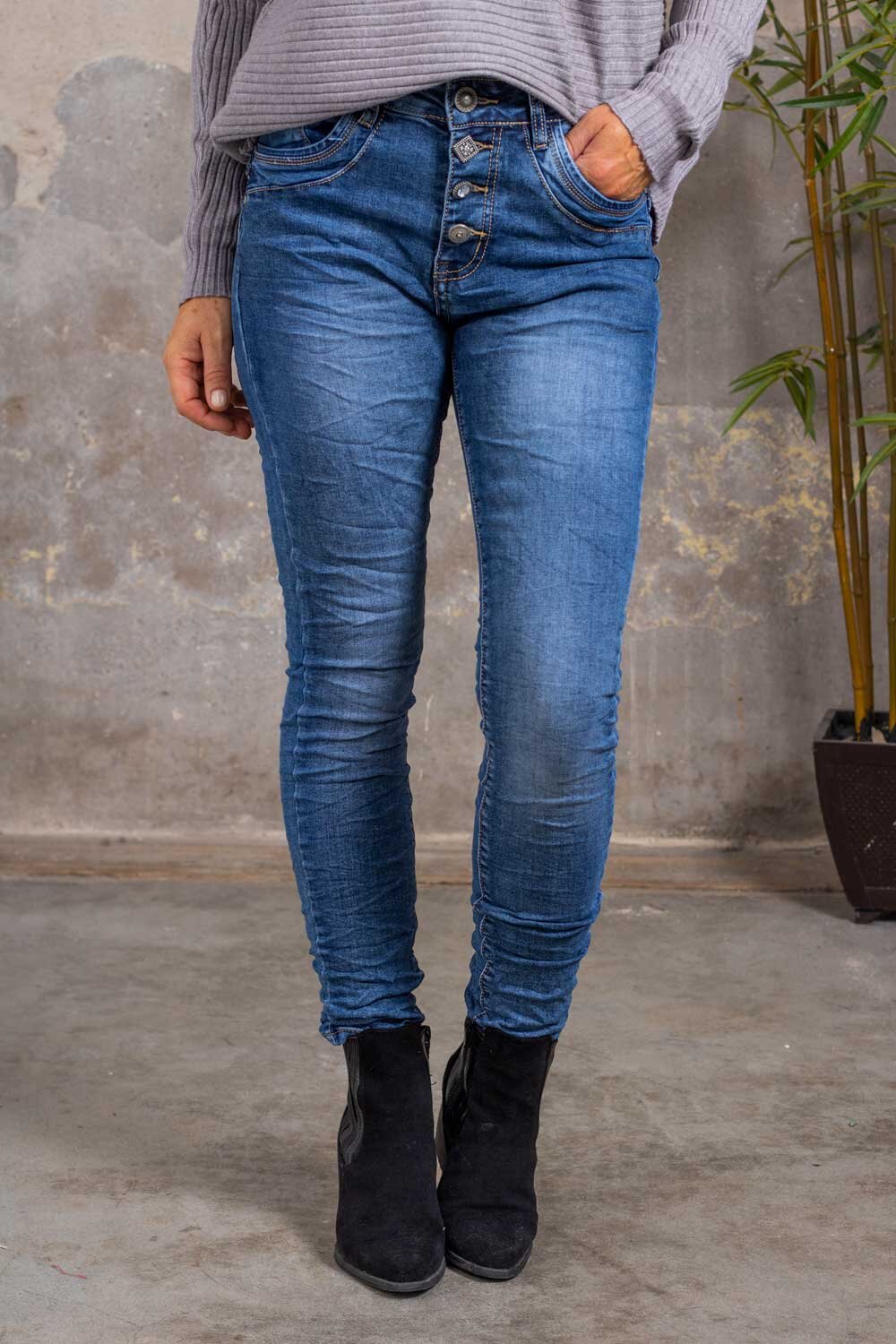 Jeans JW22204 - Knappmix - Denim