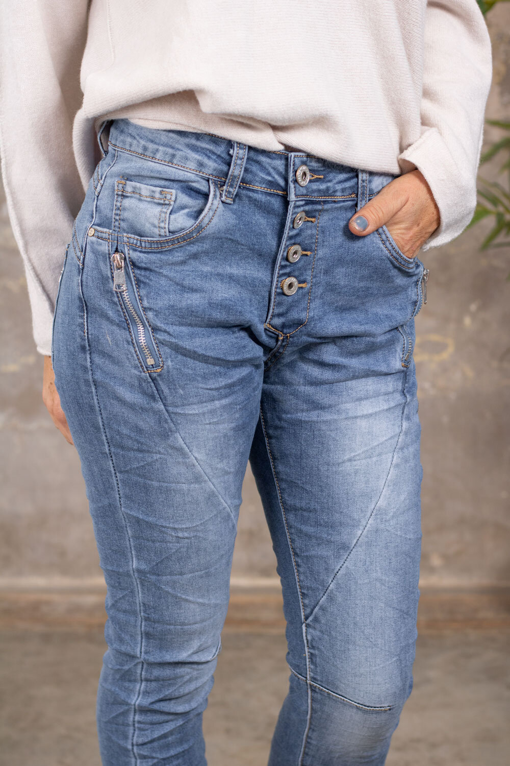 Jeans JW2229 - Dragkedjor - Ljustvätt