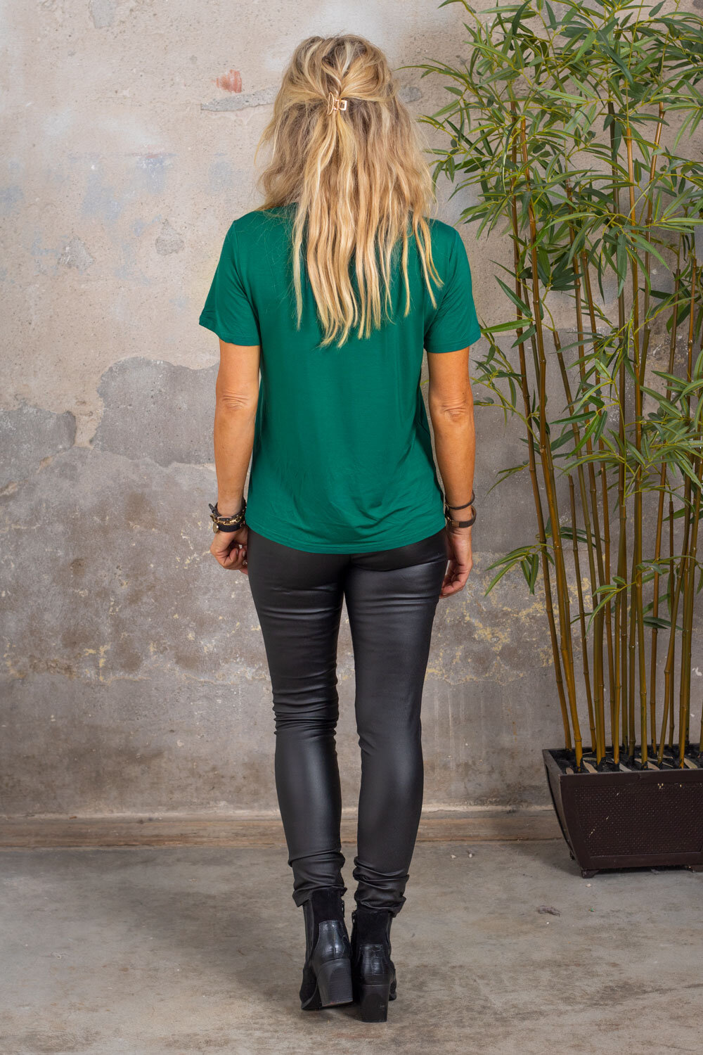 Liz - Mjukis t-shirt - Smaragd