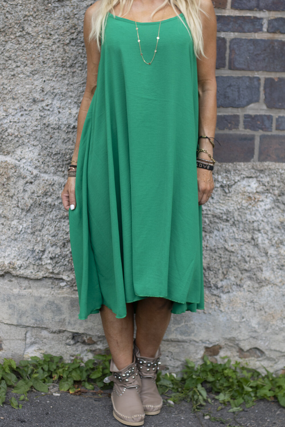 Mandy Strandklänning - Smaragd