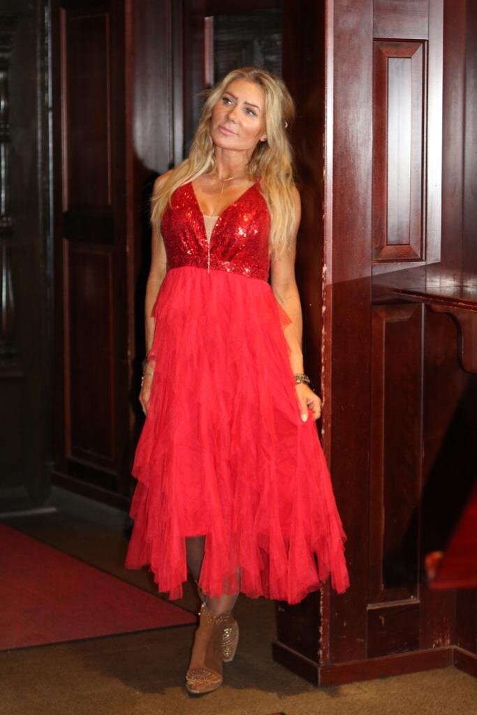 Carrie klänning - Röd