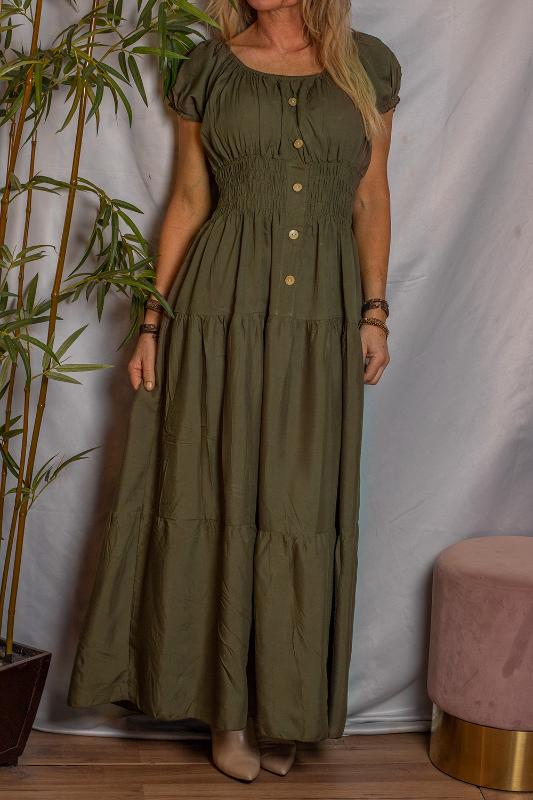 Meja long dress - Armygreen - Image 2