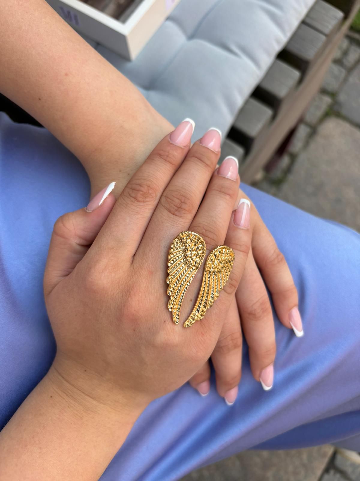 Ring - Angel Wings - Gold - Image 2