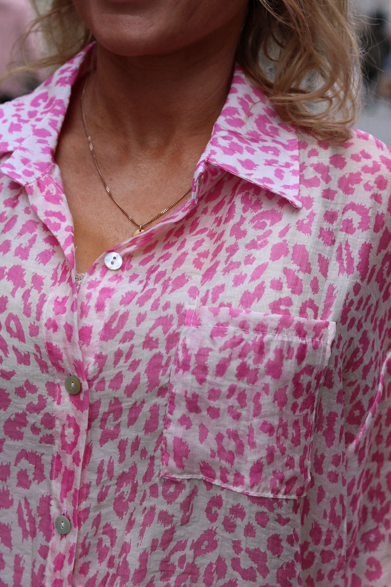 Isa - Leoskjorta - Hot Pink - Bild 8