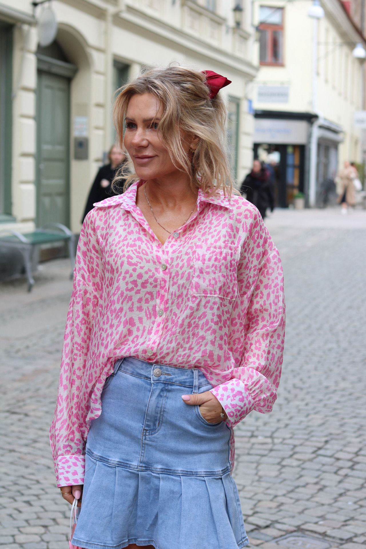 Isa - Leoskjorta - Hot Pink - Bild 4
