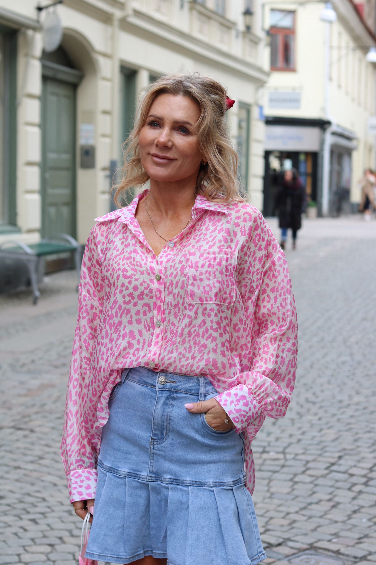 Isa - Leoskjorta - Hot Pink - Bild 3