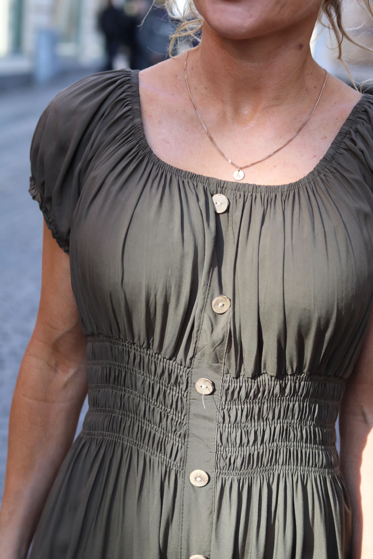 Meja long dress - Armygreen - Image 5