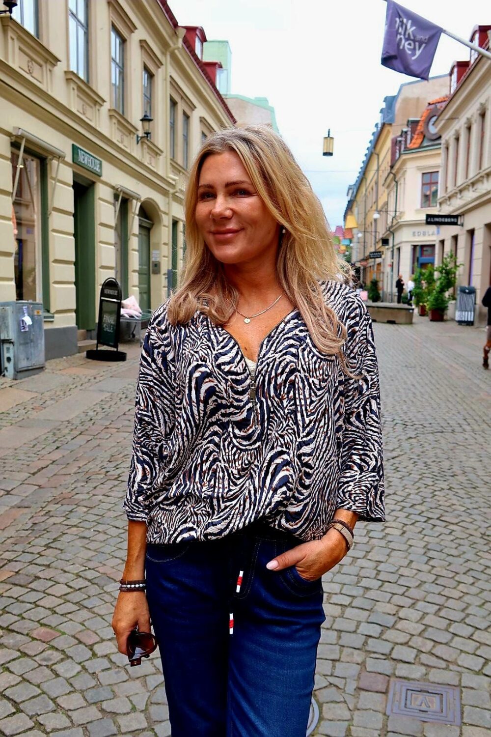 Natalia Mjukistunika - Animal print - Grå - Bild 5