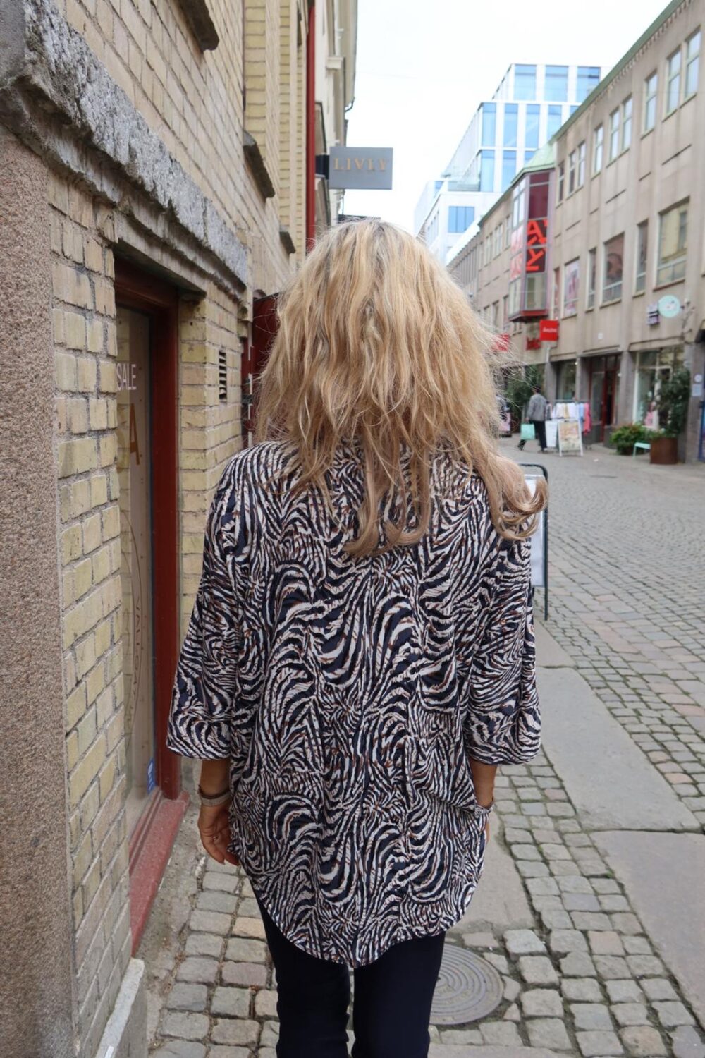 Natalia Mjukistunika - Animal print - Grå - Bild 2