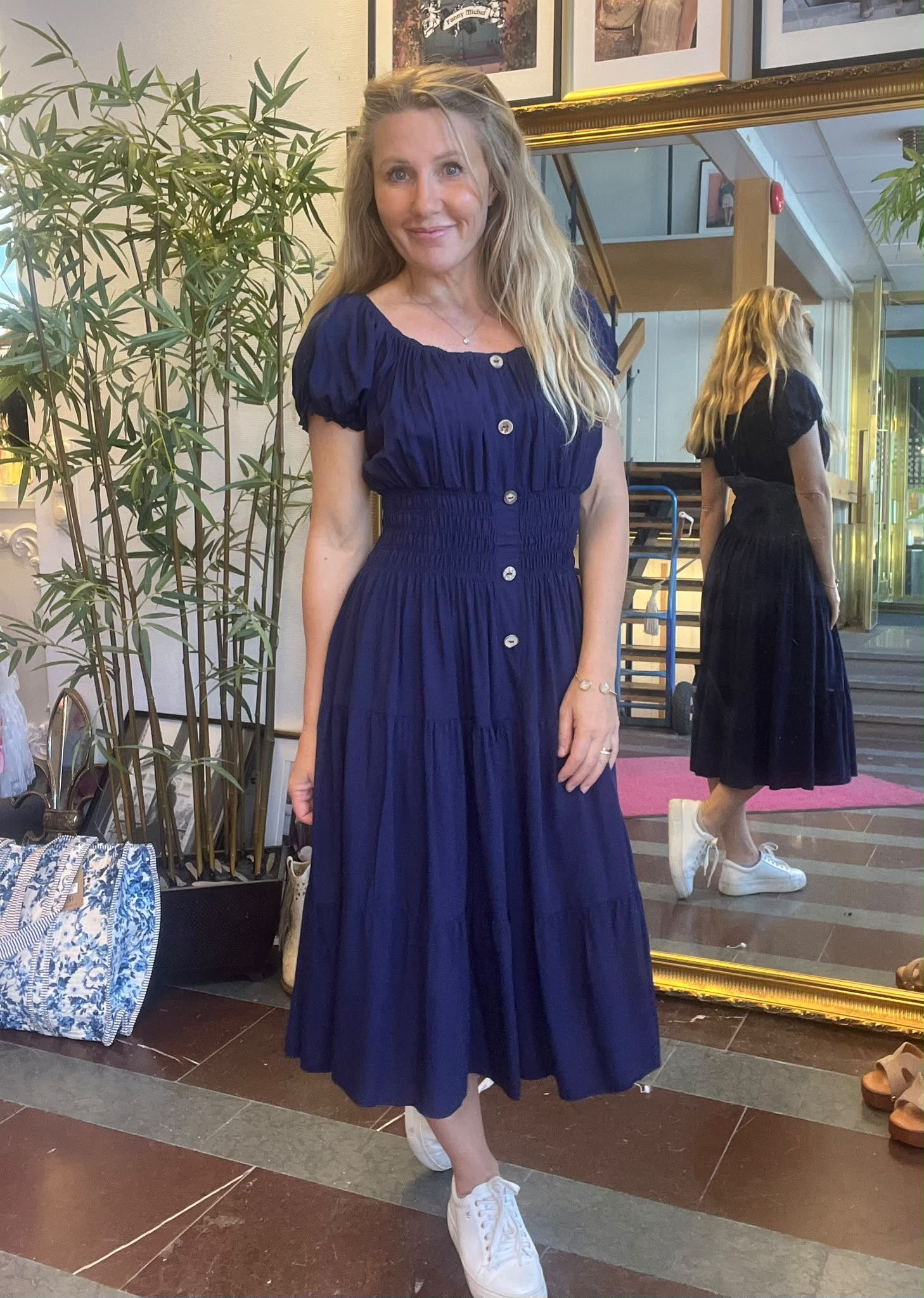 Elsi klänning - Navy