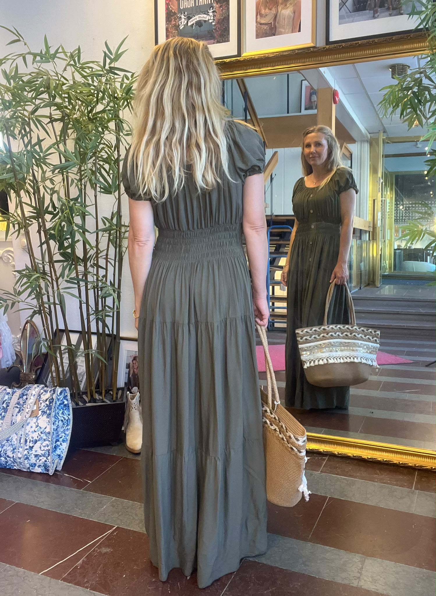 Meja långklänning - Khaki - Bild 6